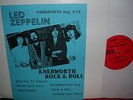 LED ZEPPELIN KNEBWORTH 8/4/79. FAN CLUB LIVE LP. MINT MINUS CONDITION. RARE