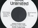 RARE FUNCTION: Disco Function (rare funk vinyl 45)