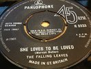 THE FALLING LEAVES - SHE LOVES TO BE LOVED / NOT GUILTY R5233