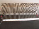 ORIGINAL 1960's RECORD LIBRARY VINTAGE RETRO STORAGE WIRE RACK FOR 12