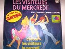 DISQUE 45T B.O SERIE TV LES VISITEURS DU MERCREDI / CHRISTOPHE IZARD