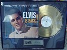 Elvis Is Back   DCC Compact Classis   24 KT Gold Limited Edition   180 Gm Vinyl