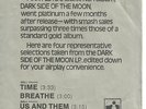 PINK FLOYD TIME U.S. PROMO 7