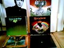 BOX OF 31 LPs,YES,TALKING HEADS,STATUS QUO,ROXY MUSIC,JETHRO TULL,RAINBOW,QUEEN