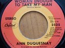 Ann Duquesnay - You Ain't Woman Enough To Take My Man (Capitol)Rare soul Listen