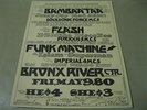 RARE ORIGINAL FLIER  AT BRONX RIVER.BAMBAATAA-FLASH-FUNK MACHINE-ZULU NATION