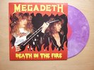 MEGADETH Death In The Fire Marbled purple vinyl LP 100 copies only Mint