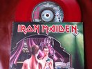IRON MAIDEN SCARCE RED VINYL EMI 5145 DOUBLE A-SIDE TWILIGHT ZONE/WRATHCHILD.