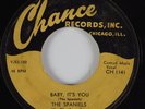 Doo Wop 45 SPANIELS Baby, It's You CHANCE HEAR