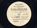 45p.  Lilli Lehmann - Fidelio-Cauafise (?) - Parlophone Test mx. XB-3065