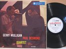 THE GERRY MULLIGAN - PAUL DESMOND QUARTET 1958 UK MONO COLUMBIA EX LP 33CX 10113
