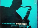 SONNY ROLLINS-SAXOPHONE COLOSSUS,PRESTIGE,MONO,NYC ADDRESS,DG,RVG ETCHED