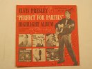 ELVIS PRESLEY Perfect For Parties Highlight 45 Album Sleeve  RCA 1956 mint
