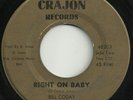 Northern Soul 45 Bill Coday Right On Baby On Crajon Hear