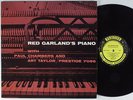 RED GARLAND, PAUL CHAMBERS, ART TAYLOR Red Garland' s Piano PRESTIGE 7086 LP