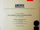 PIERRE FOURNIER / Bach Cello Suite No.1 & 2 / Archiv Red Stereo 198 186