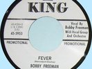 BOBBY FREEMAN- Fever- 45 RPM Northern Soul Record- EX Promo [Listen]
