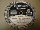 EDISON 51929 HARRY RESER I Love The College Girls/Sam,The Old Accordian Man E