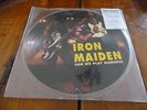 IRON MAIDEN CAN WE PLAY WITH MADNESS RARE LIVE PICTURE DISC VINYL LP