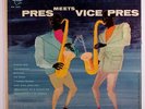 LESTER YOUNG / PAUL QUINICHETTE: Pres Meets Vice-pres (rare jazz vinyl LP) 10