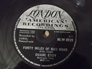 SCARCE 78rpm - DUANE EDDY - FORTY MILES OF BAD ROAD  - UK LONDON