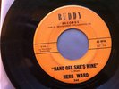 RARE HEAR HERB WARD Hand Off She's Mine BUDDY 244 NORTHERN SOUL 45