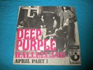 DEEP PURPLE ''HALLELUJAH'' ON HARVEST  ITALY ONLY 7''  MINT