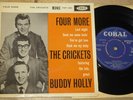 BUDDY HOLLY & THE CRICKETS   FOUR MORE   VERY RARE UK CORAL 4-TRACK 7
