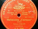 (S) CALVE EMMA Opera 78rpm G&T 3281 London.Carmen-Habanera