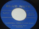CANNONBALL ADDERLEY FIVE STARS AUTUMN LEAVES 45 BLUE NOTE RVG