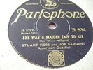 STUART ROSS,JOE SARGENT*SHE WAS A MAIDEN FAIR TO SEE/SING SOMETHING SIMPLE*Ex