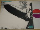 LED ZEPPELIN   FIRST PRESS UNCORRECTED A1 B1 TURQUOISE SUPERHYPE   UK LP 1969