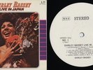 Shirley Bassey - Live In Japan JAPAN WHITE LABEL PROMO 2LP with PROMO SHEET