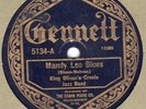 Gennett 5134 King Oliver Creole Jazz Band MANDY LEE BLUES 1923 VG+