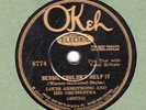Okeh 8774 Louis Armstrong Orch BESSIE COULDN'T HELP IT/Dallas Blues A2 & A1