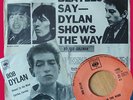 BOB DYLAN BLOWIN IN THE WIND  SINGLE ITALY BEATLES PICTURE SLEEVE 7” 45