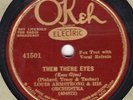 Okeh 41501 Louis Armstrong OrchTHEM THERE EYES (A1)/Little Joe 1931 in  E