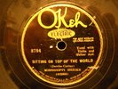 78RPM-MISSISSIPPI SHEIKS-OKEH 8784-SITTIN ON TOP OF THE WORLD-LONELY ONE IN TOWN