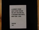 LA MONTE YOUNG Drift Study 5 VIII 68 Original Lathe Cut LTD TO 50 RARE Mint