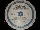 DF 98 ( Test Pressing No Sleeve) / RAMEAU / MARCELLE MEYER