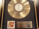 ZAPP GOLD RECORD PRESENTED TO BENITA BRAZIER  WARNER BROS RECORDS