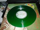 QUEEN NEWS OF THE WORLD  FRENCH PROMO LP GREEN VINYL DIE-CUT SLEEVE