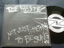 THE WASTE   NOT JUST SOMETHING TO BE SUNG EP  RARE PUNK IN P/S MINT
