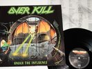 OVERKILL -Under the Influence LP 1988 RARE TOP ..megadeth blood feast exumer