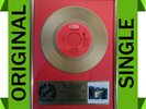 Mick Jagger Let's Work goldene Schallplatte original Single Rolling Stones gold