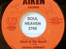 ROMAN STEWART Peace In The Valley AIKEN Records Reggae Roots Rocker 45 Soundclip