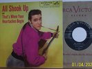 ELVIS PRESLEY. ALL SHOOK UP. A  CANADIAN ORIGINAL COPY.NM  PICTURE-SLEEVE. 45
