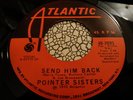Pointer Sisters Send Him Back REPRO Atlantic 45- 2893 Northern Soul / Mod