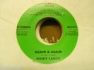 RICKY LANCE - Again & Again / Razzle Dazzle - FUNK SOUL 45 - Alglobe