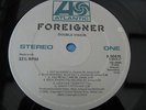 Foreigner DOUBLE VISION 1ST PRESS ONE PLAY AND 100% MINT MINUS